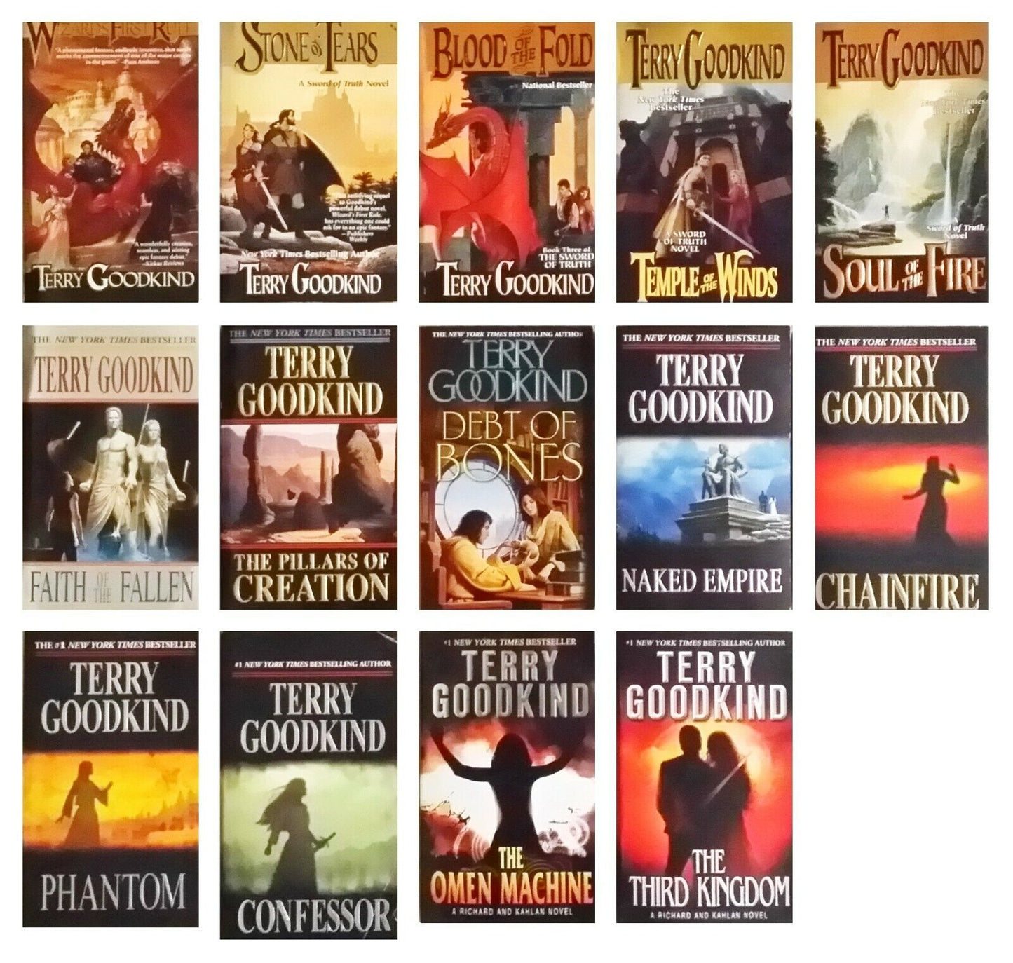 Sword of Truth Series (17 books)-EPUB format