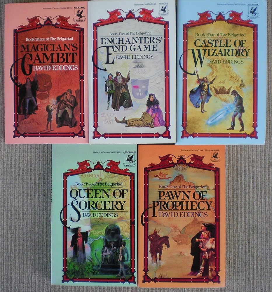 David Eddings 4 SERIES COMBO-Belgariad Prequels/The Belgariad/The Malloreon/The Elenium-EBOOK-MOBI FORMAT
