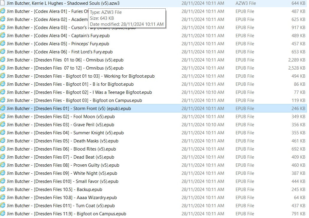 Jim Butcher super bundle Ebooks(OVER 50 BOOKS)(epub format)