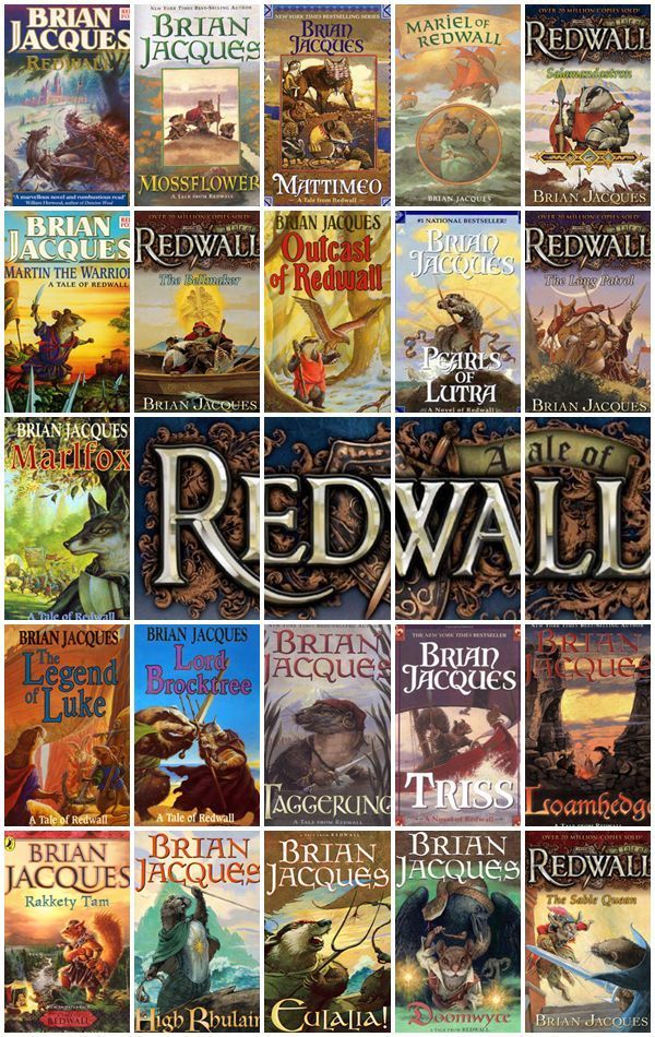 Redwall Series BUNDLE(21 books) by Brian Jacques-AUDIOBOOK/MP3