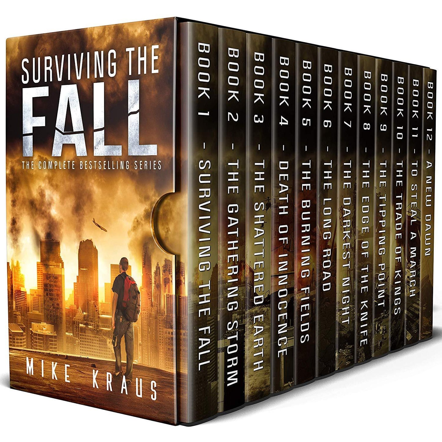 The Complete Surviving the Fall Series, Books 1-12 By: Mike Kraus-AUDIOBOOK/MP3