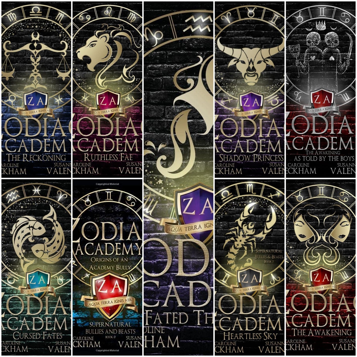 Zodiac Academy Complete Series including novellas(13 books)-AUDIOBOOK/MP3