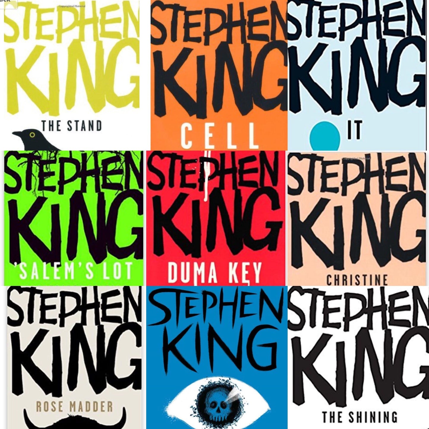 STEPHEN KING SUPERFAN EBOOK COLLECTION- over 50 books-EPUB/MOBI-instant delivery