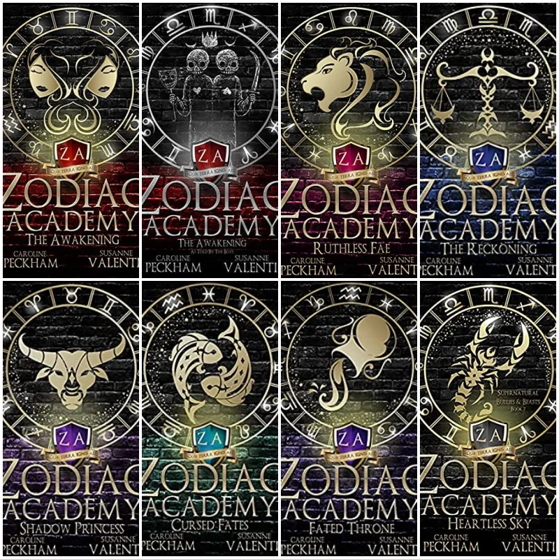 Zodiac Academy Complete Series including novellas(13 books)-AUDIOBOOK/MP3