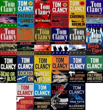 Tom Clancy COLLECTION w/Jack Ryan/Jack Ryan Jr/John Clark /The Campus Series(49 books)-AUDIOBOOK/MP3