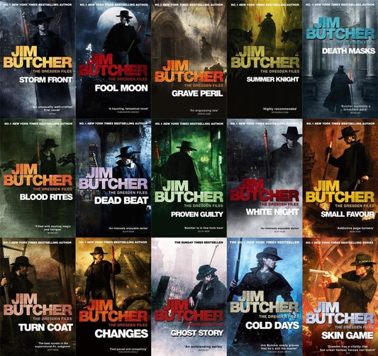 The Dresden Files Series bundle(bk 1-17 plus side jobs and brief cases short stories{over 40 book}-AUDIOBOOK/MP3