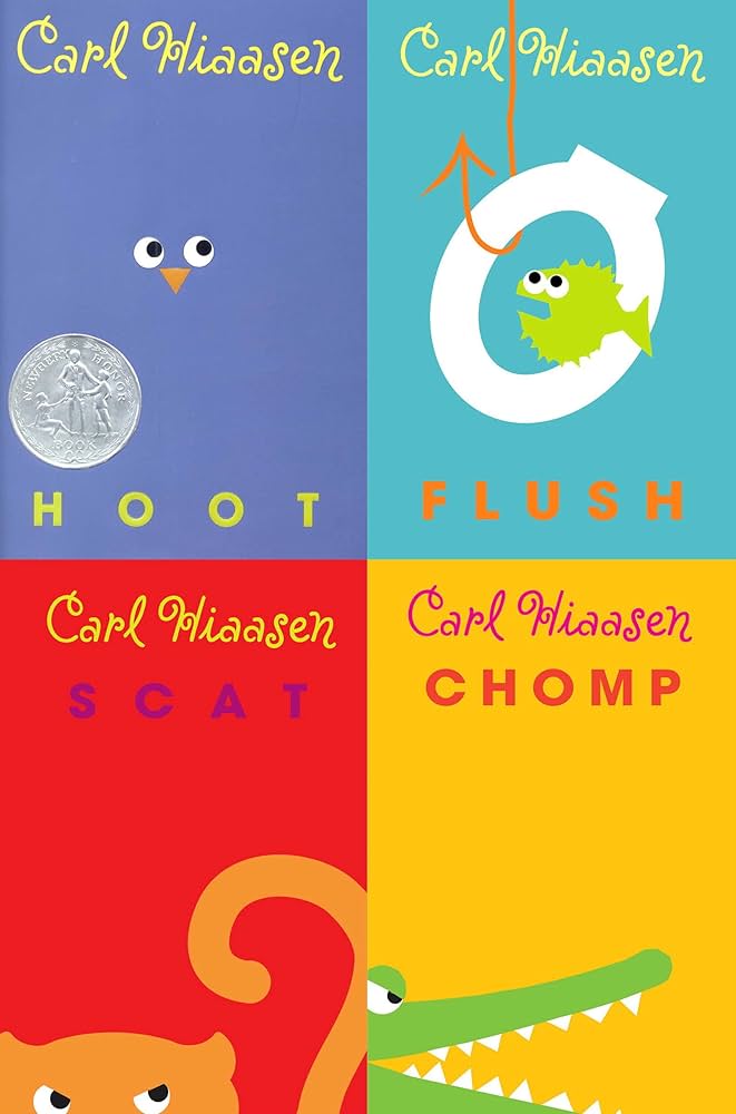 Hiaasen 4-Book&nbsp; Set (Chomp, Flush, Hoot, Scat)-AUDIOBOOK/MP3