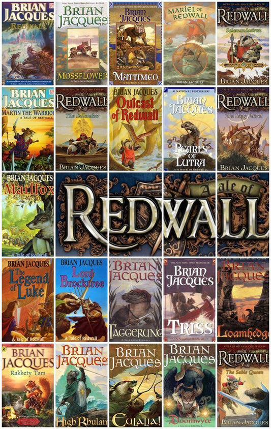 Redwall Series BUNDLE(21 books) by Brian Jacques-AUDIOBOOK/MP3