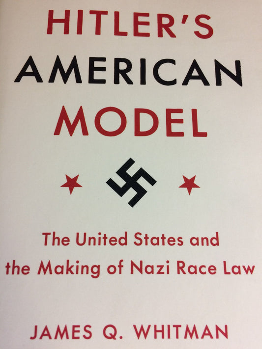 Hitler's American Model:The United States and the Making of Nazi Race Law-AUDIOBOOK/MP3