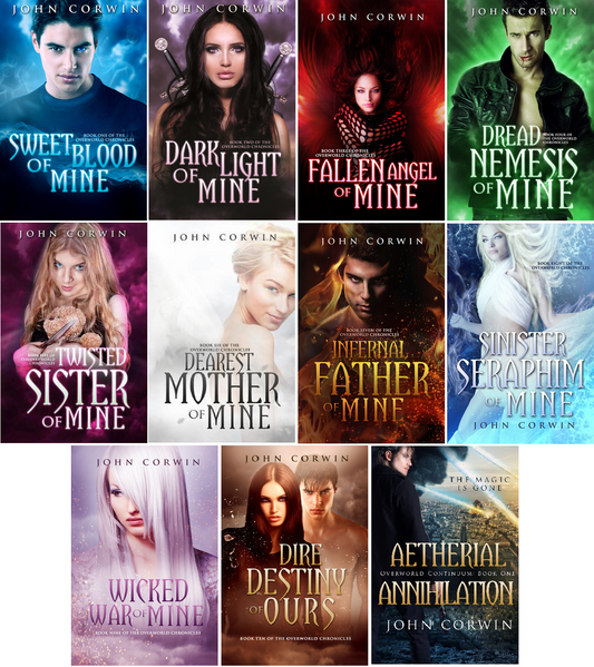 Overworld Chronicles 16 book series Set By: John Corwin-AUDIOBOOK/MP3