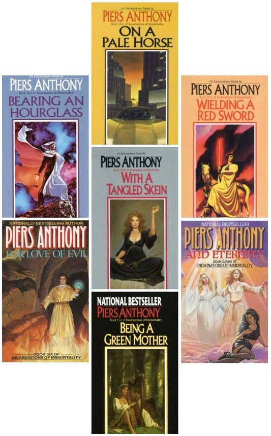Incarnations of Immortality Series (Books 1-7) -AUDIOBOOK/MP3
