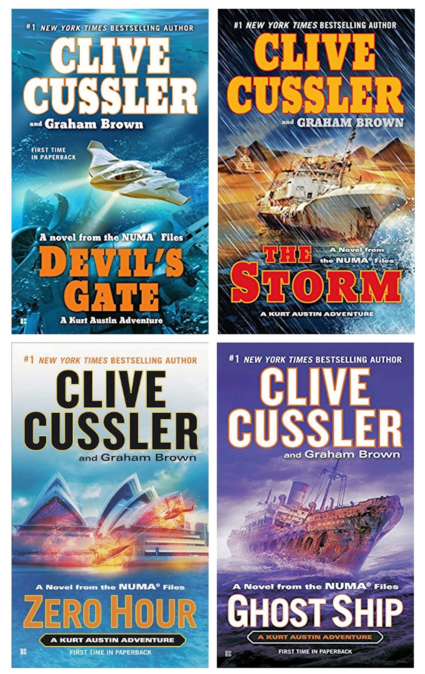 NUMA Files series( book 1-17) by Clive Cussler -EPUB format
