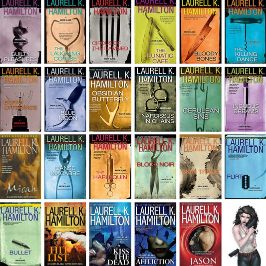 Anita Blake, Vampire Hunter series(33 books)-AUDIOBOOK/MP3