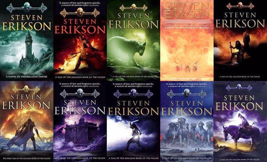 Malazan Book of the Fallen Series Complete Collection Set 1-10 by Steven Erikson-AUDIOBOOK/MP3