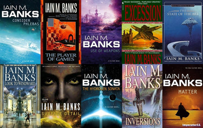 Culture series 10 books collection by Iain m banks-AUDIOBOOK/MP3