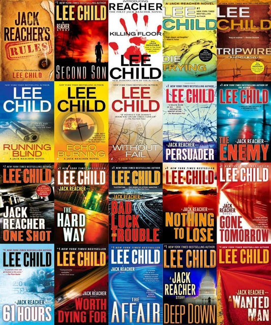 Jack Reacher COMPLETE SERIES include novellas(29 BOOKS) -AUDIOBOOK/MP3