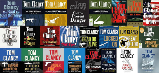 Tom Clancy COLLECTION w/Jack Ryan/Jack Ryan Jr/John Clark /The Campus Series(49 books)-AUDIOBOOK/MP3