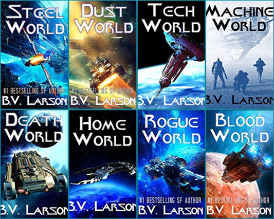 Undying Mercenaries Series ( books1-8) By: B. V. Larson-AUDIOBOOK/MP3