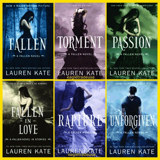 The Fallen Series(6 books) Written by:  Lauren Kate-AUDIOBOOK/MP3