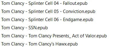 Tom Clancy E-BOOK Collection epub format(87ebooks)-EBOOK/instant delivery